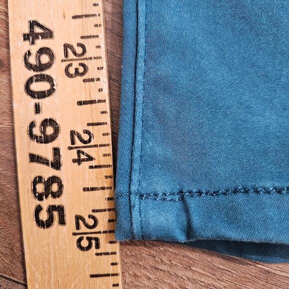 AG Adriano Goldschmied The Farrah Skinny Ankle High Rise Jeans Teal 27R Casual - Picture 10 of 16